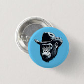 Gorilla Cowboy Button (Vorne & Hinten)