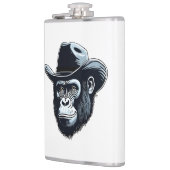 Gorilla Cowboy Flachmann (Links)