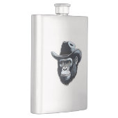Gorilla Cowboy Flachmann (Rechts)