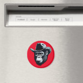 Gorilla Cowboy Magnet (In Situ (Geschirrspüler))
