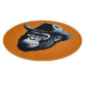 Gorilla Cowboy Schneidebrett (Ecke)