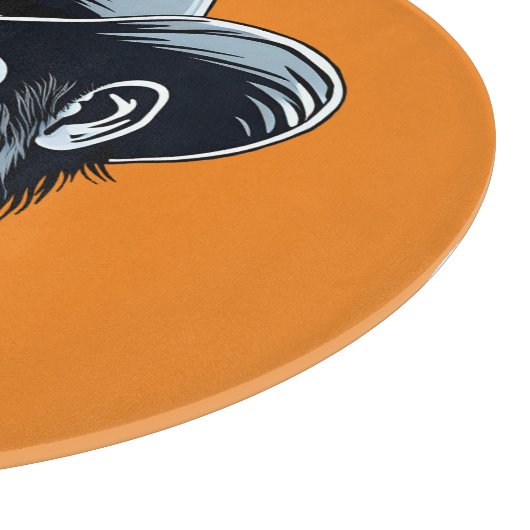 Gorilla Cowboy Schneidebrett (Ecke)