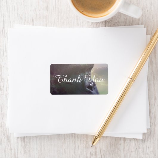 Gorilla Daydream Adressaufkleber (Insitu)