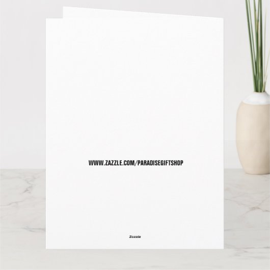 GORILLA DENKT, DASS DU GREETING CARDS GIBT KARTE (Rückseite)