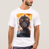 Gorilla - Der coole Beachkönig T-Shirt (Vorderseite)