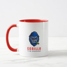 Gorilla Der Raucher Tasse