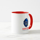 Gorilla Der Raucher Tasse (VorderseiteRechts)