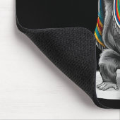 Gorilla, der Taco trägt, lustiger Cinco de Mayo Ju Mousepad (Ecke)