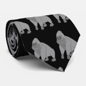 Gorilla Design Krawatte (Gerollt)