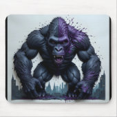 Gorilla Duality Portrait Mousepad (Vorne)