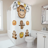 Gorilla Duschvorhang (Beispiel)