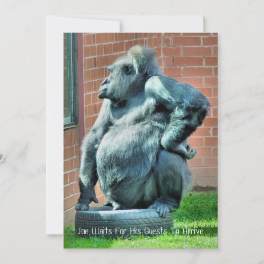 GORILLA Einladung (Vorderseite)