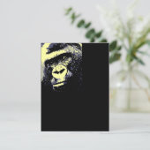 Gorilla Einladung - Funny Gorillas Einladungen (Stehend Vorderseite)