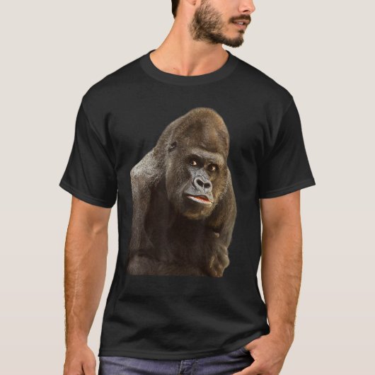 Gorilla Endangered Silverback Gorilla T-Shirt (Vorderseite)