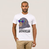GORILLA EVERYDAY I'M HUSTLIN' FUNNY DAD T-SHIRTS (Vorne ganz)