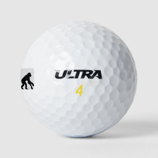 Gorilla-Evolution Golfball (Logo)