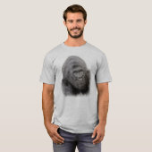 Gorilla Face Pattern T-Shirt (Vorne ganz)