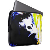 Gorilla Face Pop Art Laptopschutzhülle (Vorne Rechts)