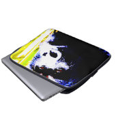 Gorilla Face Pop Art Laptopschutzhülle (Vorne Knopf)