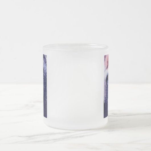 Gorilla Face Pop Art Mattglastasse (Mittel)