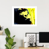 Gorilla Face Pop Art Poster Print. Gorilla Posters (Heimbüro)