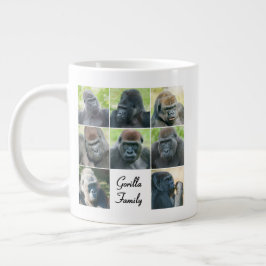Gorilla-Familie Jumbo-Tasse
