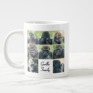 Gorilla-Familie Jumbo-Tasse