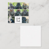 Gorilla Family Begleitkarte (Vorne/Hinten)
