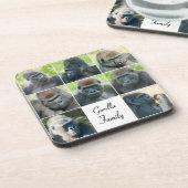 Gorilla Family Getränkeuntersetzer (Linke Seite)