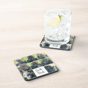 Gorilla Family Getränkeuntersetzer