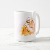 Gorilla Family Mug (ゴリラ家族のマグカップ)Gorilla Life Kaffeetasse (VorderseiteRechts)