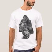 Gorilla Family T-shirt (ゴリラ家族のT-シャツ)Gorilla Life (Vorderseite)