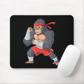 Gorilla Fighter MMA Kickboxen Training Martial Art Mousepad (Mit Mouse)