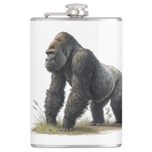 Gorilla Flachmann