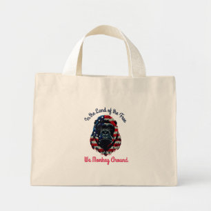 Gorilla Flag Amerika Mini Stoffbeutel