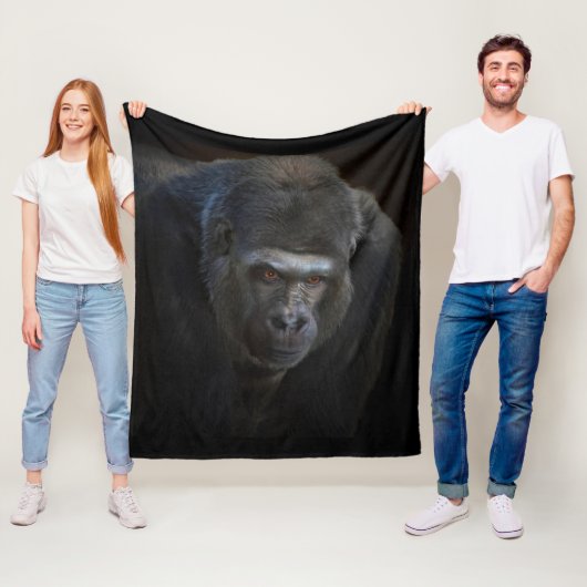 Gorilla Fleecedecke (Beispiel)