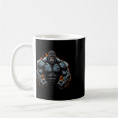 Gorilla Flexing Kaffeetasse (Links)