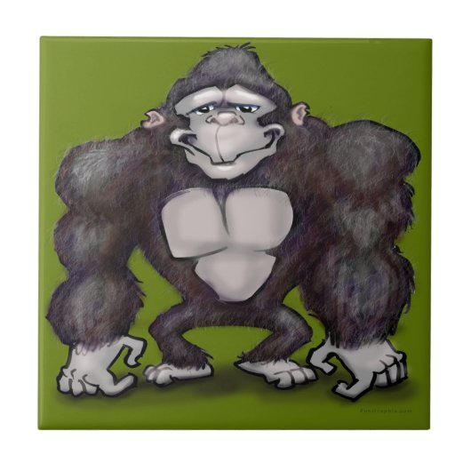 Gorilla Fliese (Vorderseite)