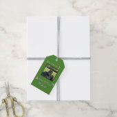 Gorilla-Fokus-Wildgeburtstags-Kunst Geschenkanhänger (Mit Garn)