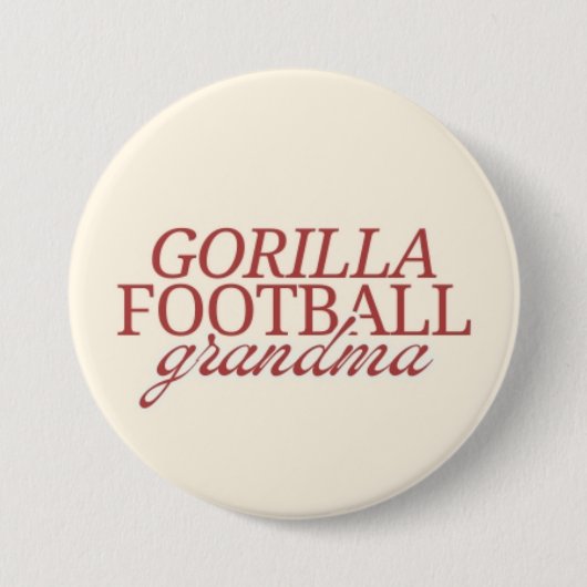 Gorilla Football Oma Button (Vorderseite)