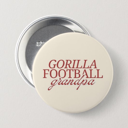 Gorilla Football Opa Button (Vorne & Hinten)