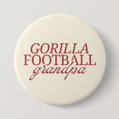 Gorilla Football Opa Button (Vorderseite)