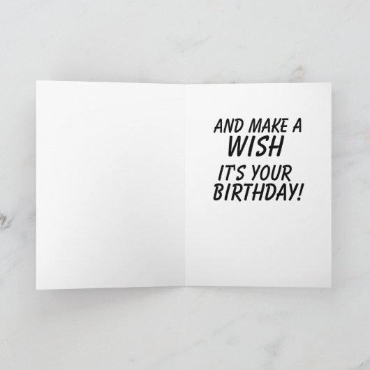 GORILLA FUNNY BIRTHDAY GREETING CARDS KARTE (Innenseite)