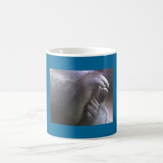 Gorilla-Füße Kaffeetasse (Mittel)