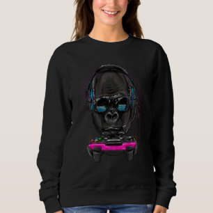 Gorilla Gamer PC-Computer Videospiel Streaming Ga Sweatshirt