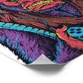 Gorilla Gamer Poster (Ecke)