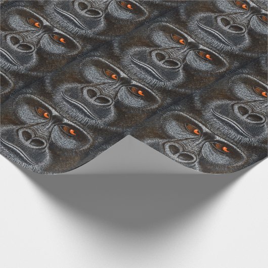 Gorilla-Geschenk-Packpapier Geschenkpapier (Ecke)