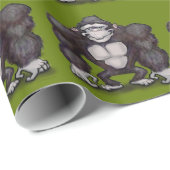 Gorilla Geschenkpapier (Rolleneckpunkt)