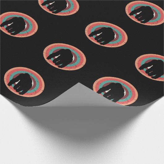 Gorilla Geschenkpapier (Ecke)