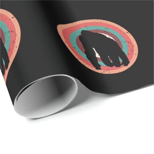 Gorilla Geschenkpapier (Rolleneckpunkt)